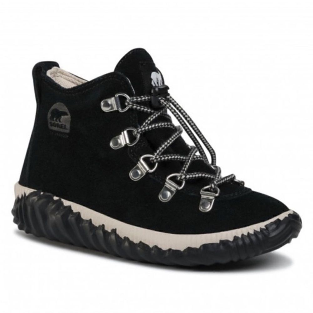 Sorel Out N About Conqest Boots Lace Up Waterproof Suede unisex youth 2